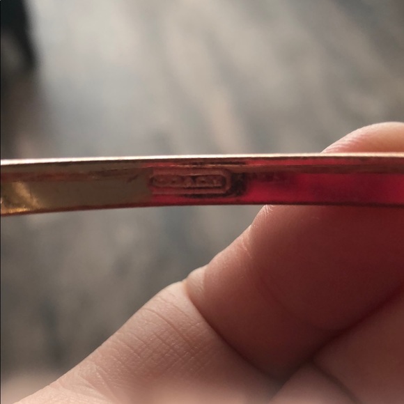 Coach rose gold bangle - Picture 3 of 3